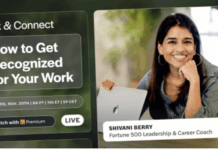 I thought about how I would get recognized for my work get recognized