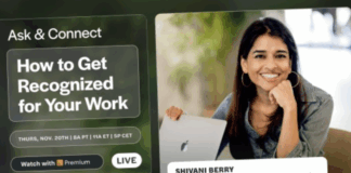 I thought about how I would get recognized for my work get recognized